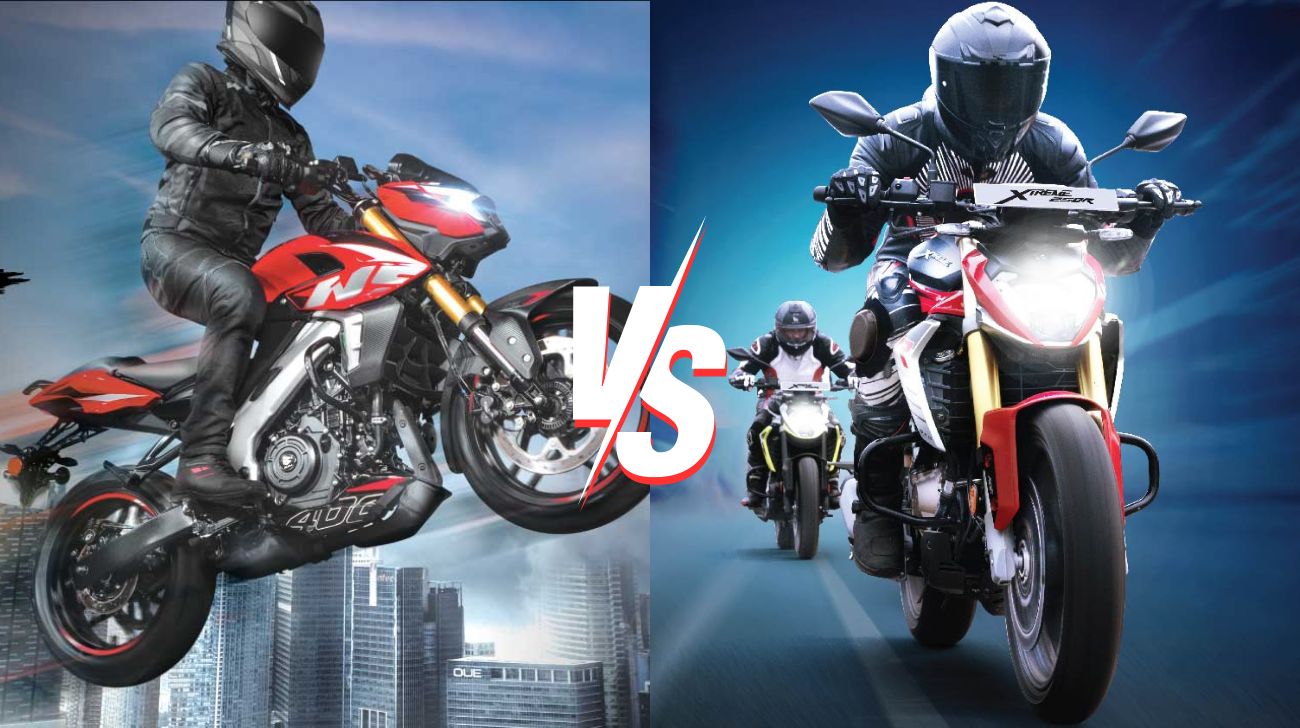 Hero Xtreme 250R vs Bajaj Pulsar NS400Z | The Street Naked Battle